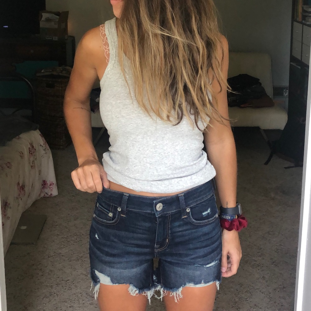 Distressed Cutoff Shorts
